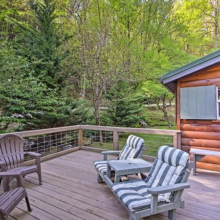 Bryson City Cabin With Fire Pit On Coopers Creek! المظهر الخارجي الصورة
