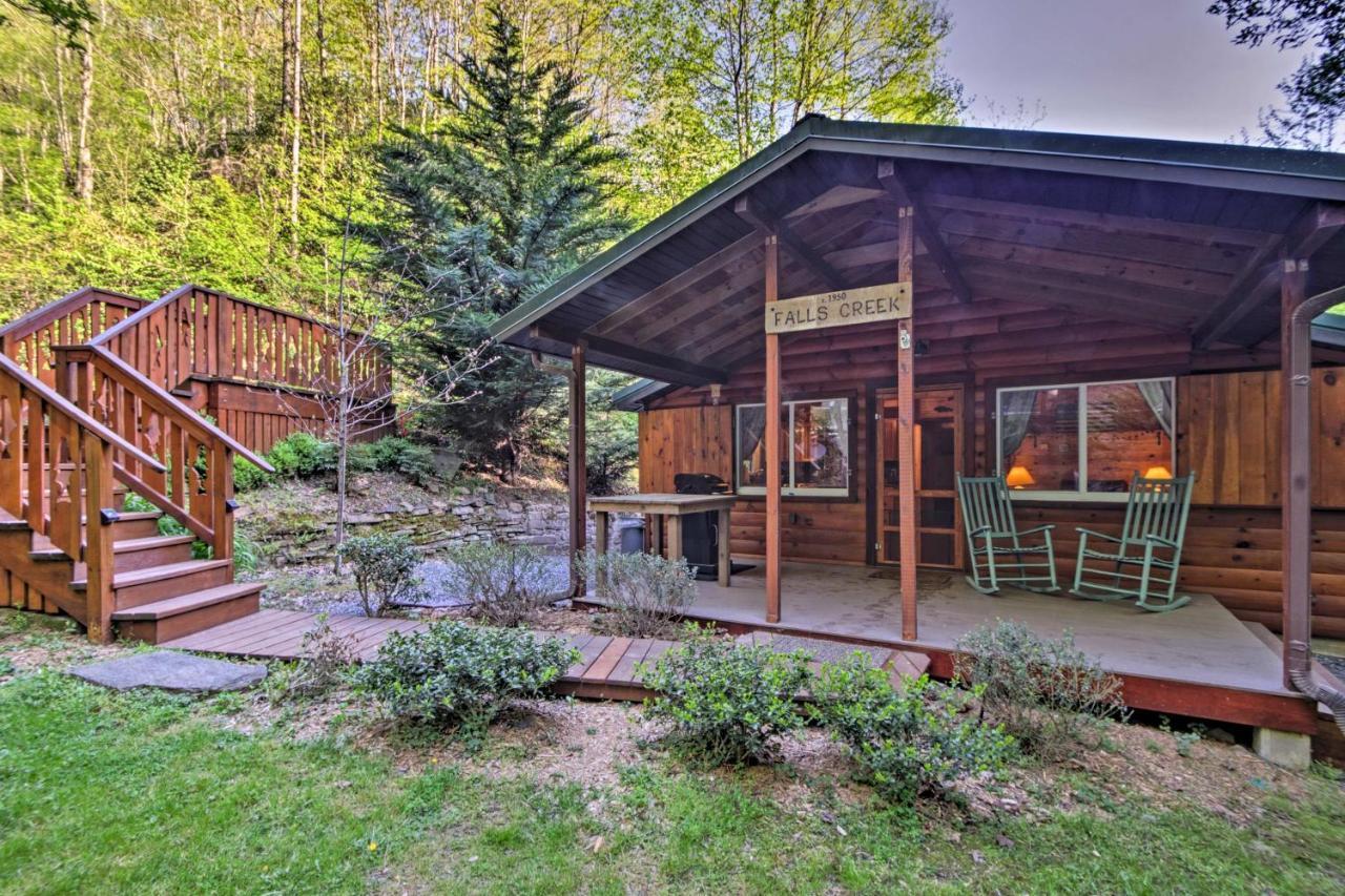 Bryson City Cabin With Fire Pit On Coopers Creek! المظهر الخارجي الصورة
