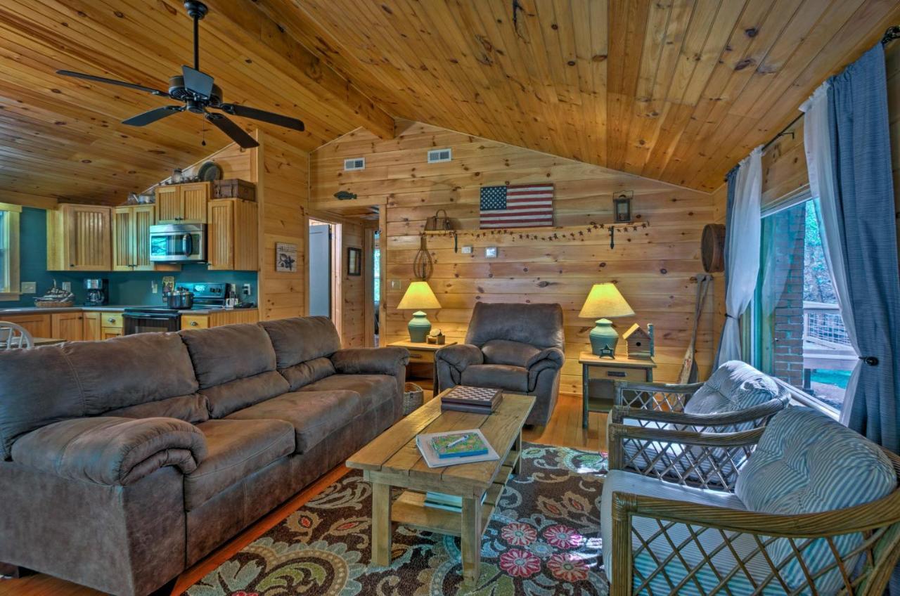 Bryson City Cabin With Fire Pit On Coopers Creek! المظهر الخارجي الصورة