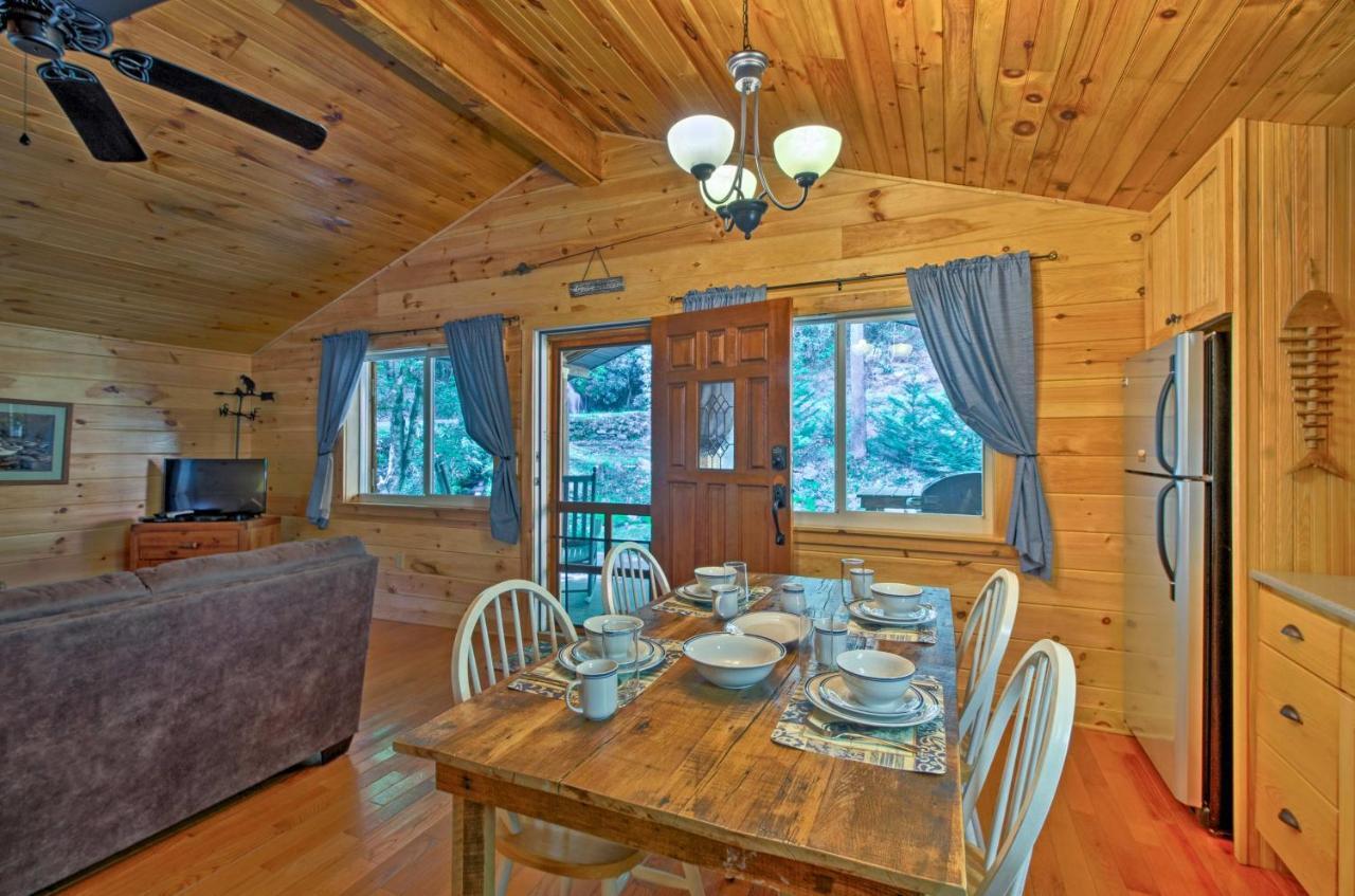 Bryson City Cabin With Fire Pit On Coopers Creek! المظهر الخارجي الصورة