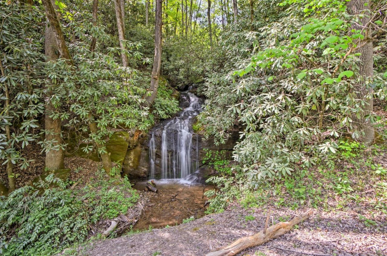 Bryson City Cabin With Fire Pit On Coopers Creek! المظهر الخارجي الصورة