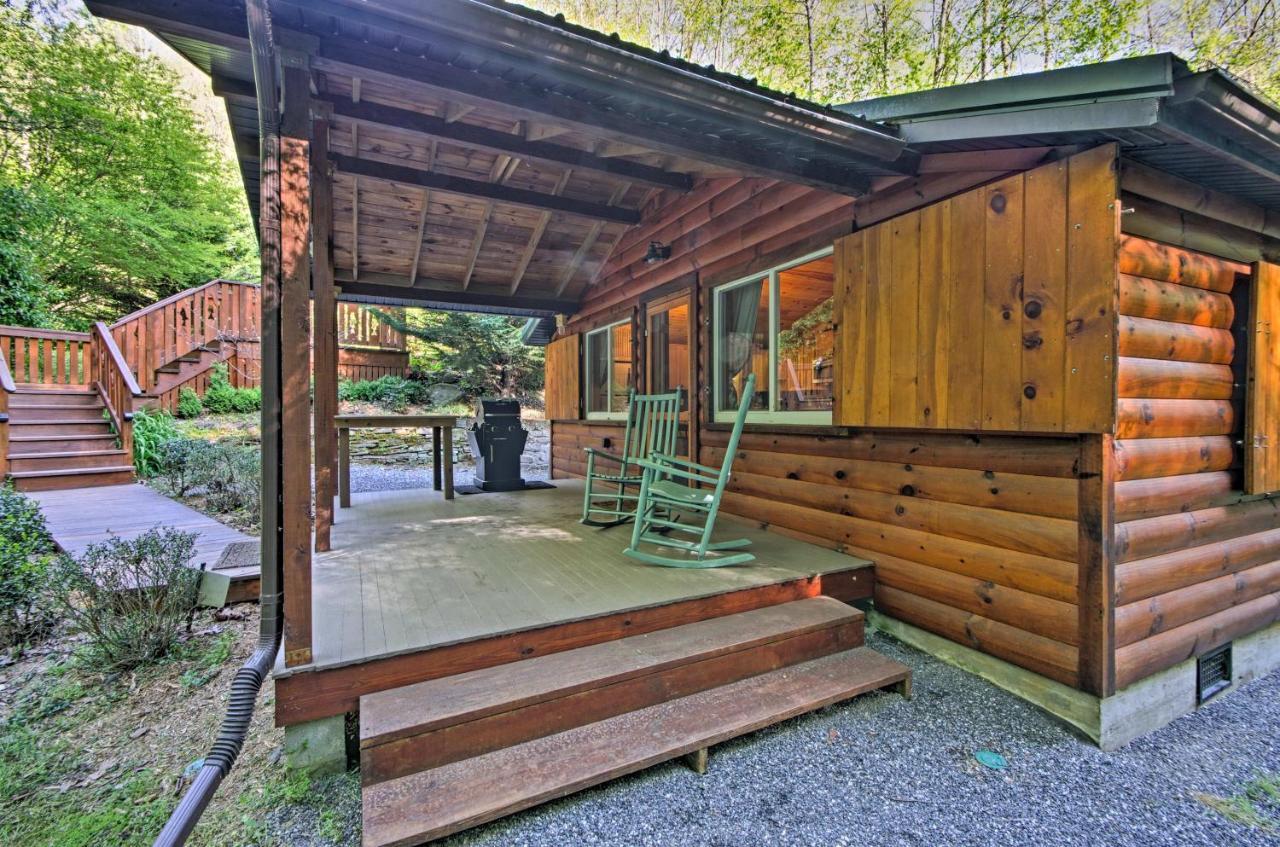 Bryson City Cabin With Fire Pit On Coopers Creek! المظهر الخارجي الصورة