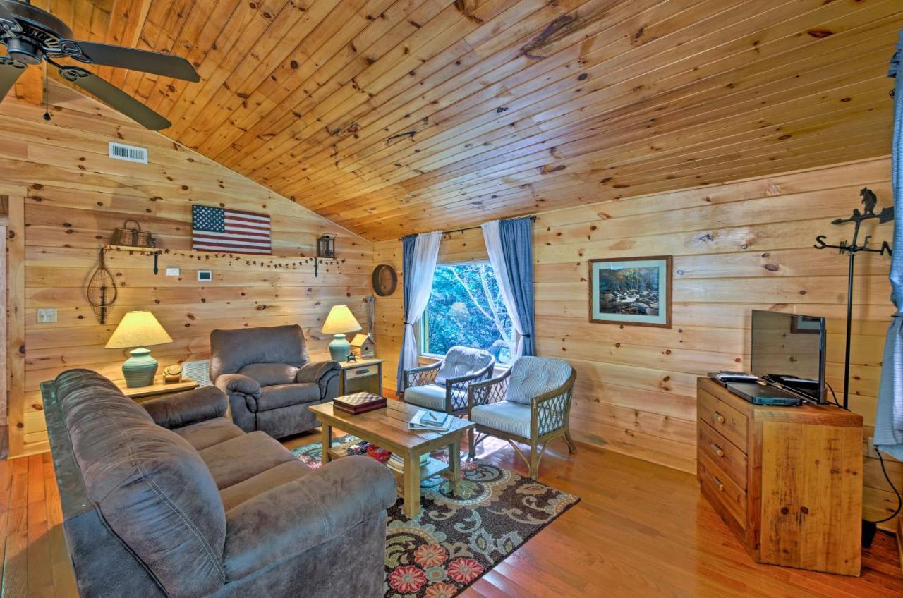 Bryson City Cabin With Fire Pit On Coopers Creek! المظهر الخارجي الصورة
